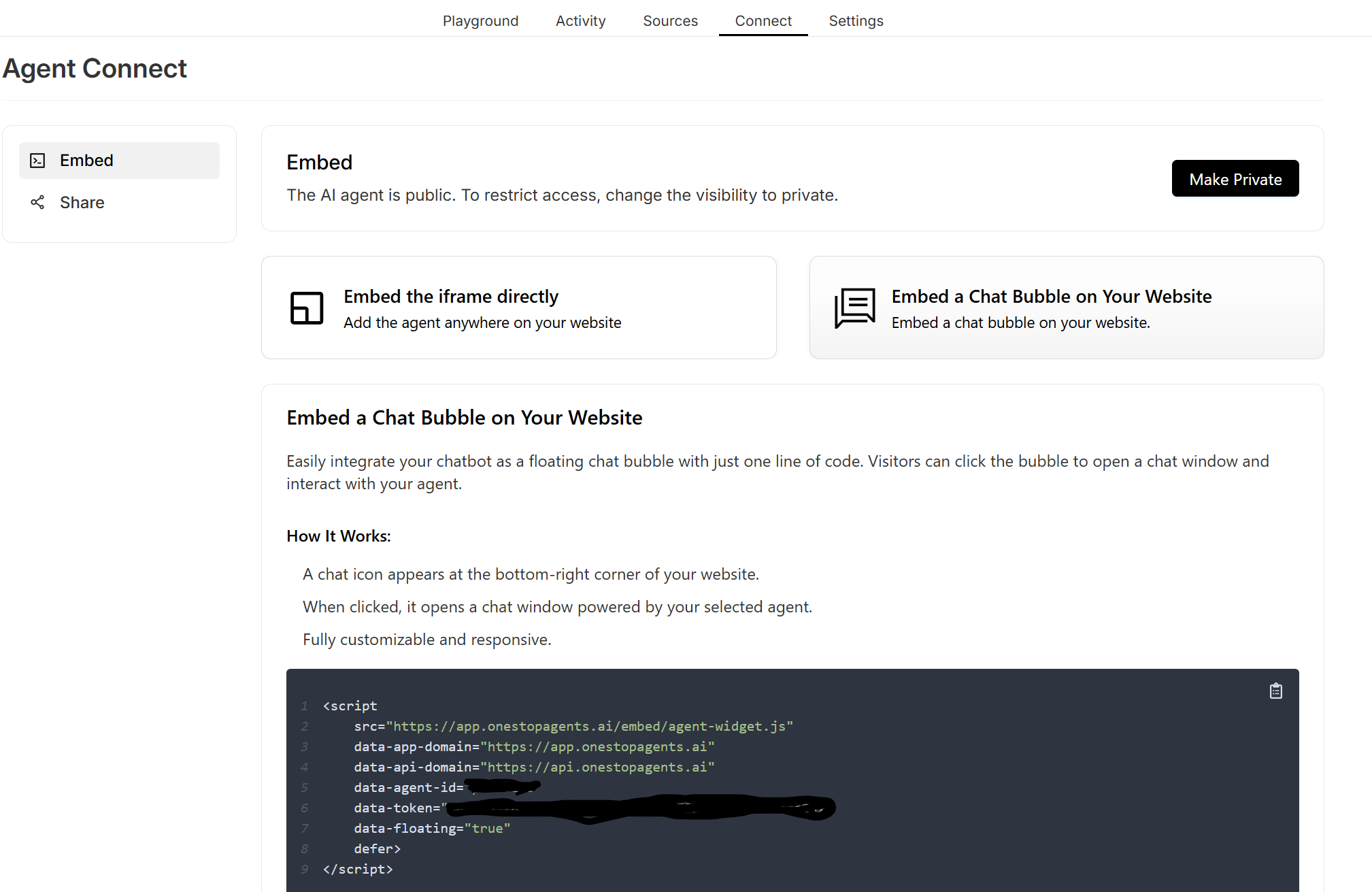 Embed on Your Website